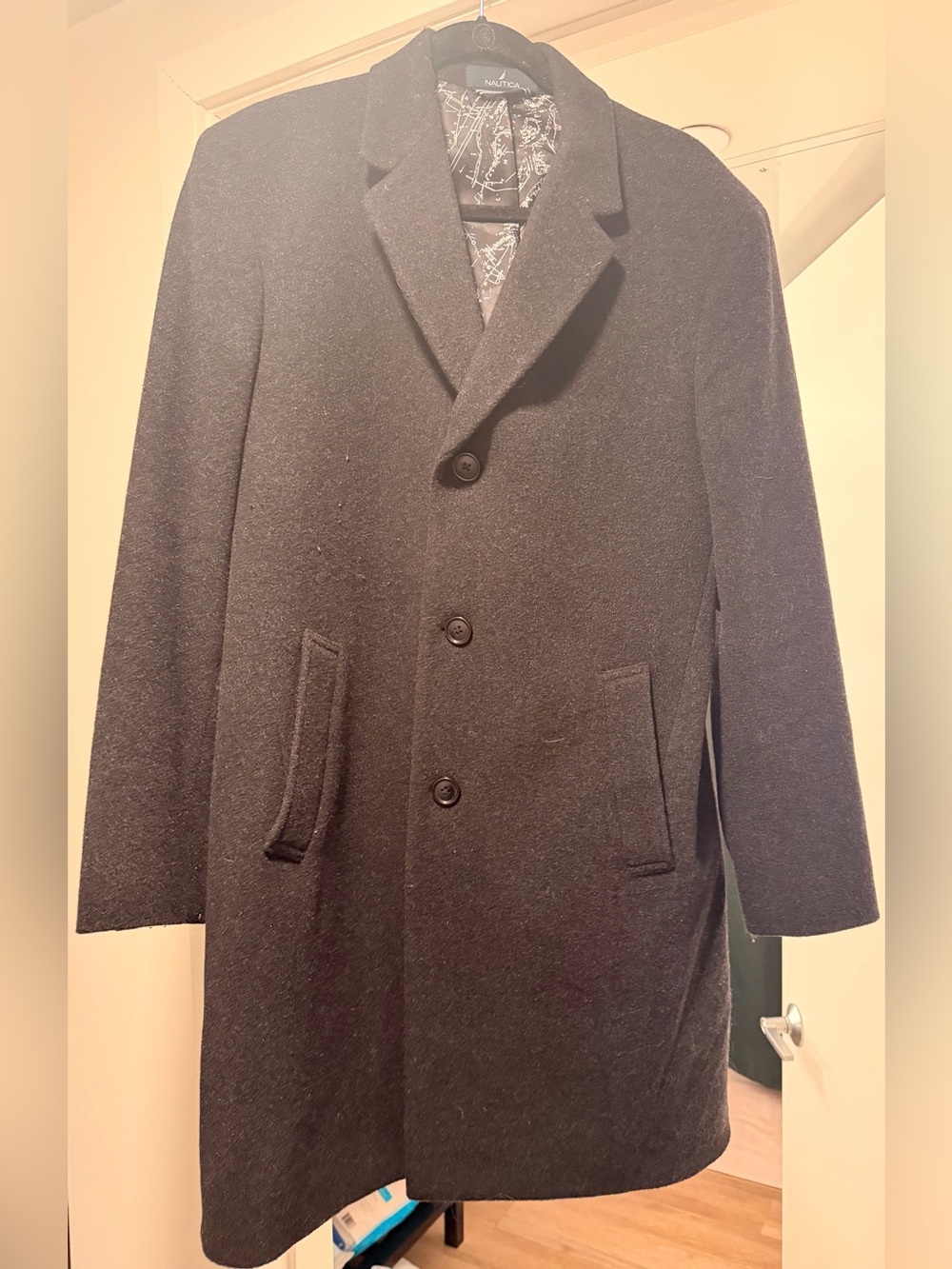 Nautica Black Coat Size R38/Medium